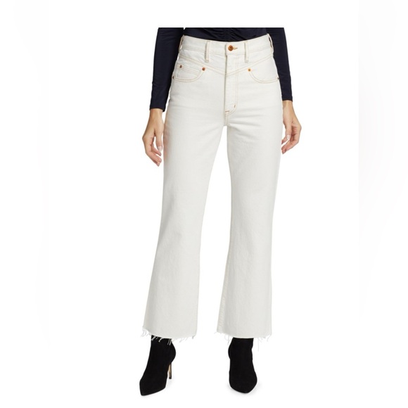 Slvrlake Frankie Yoke crop bootcut jeans - Picture 1 of 13